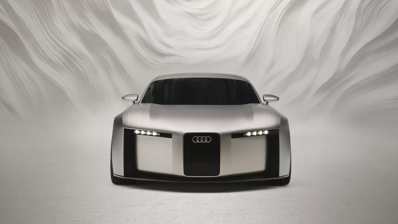 Front view of the new Audi Concept C.