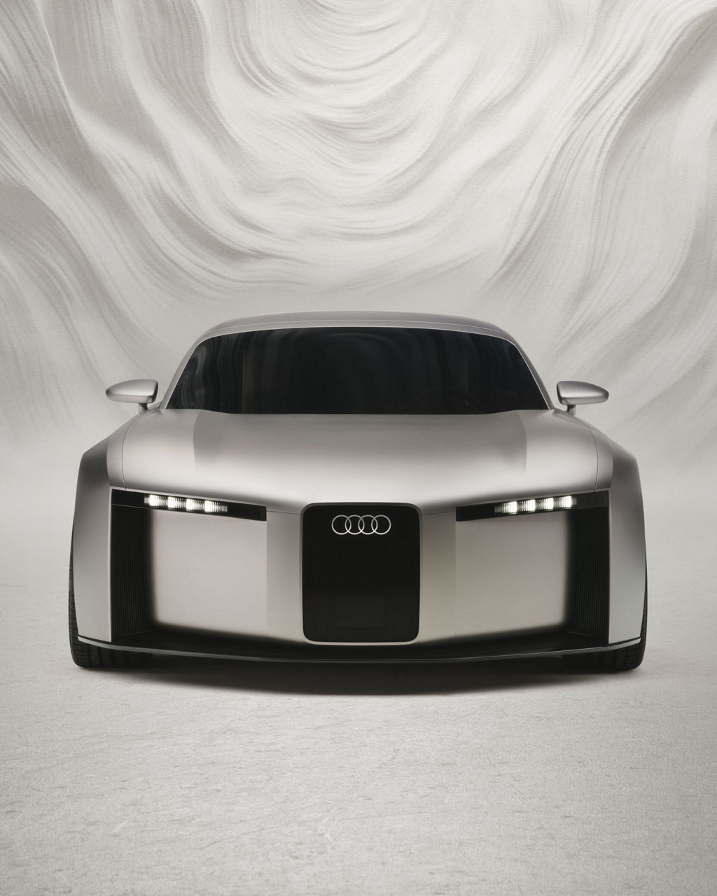 Front view of the new Audi Concept C.