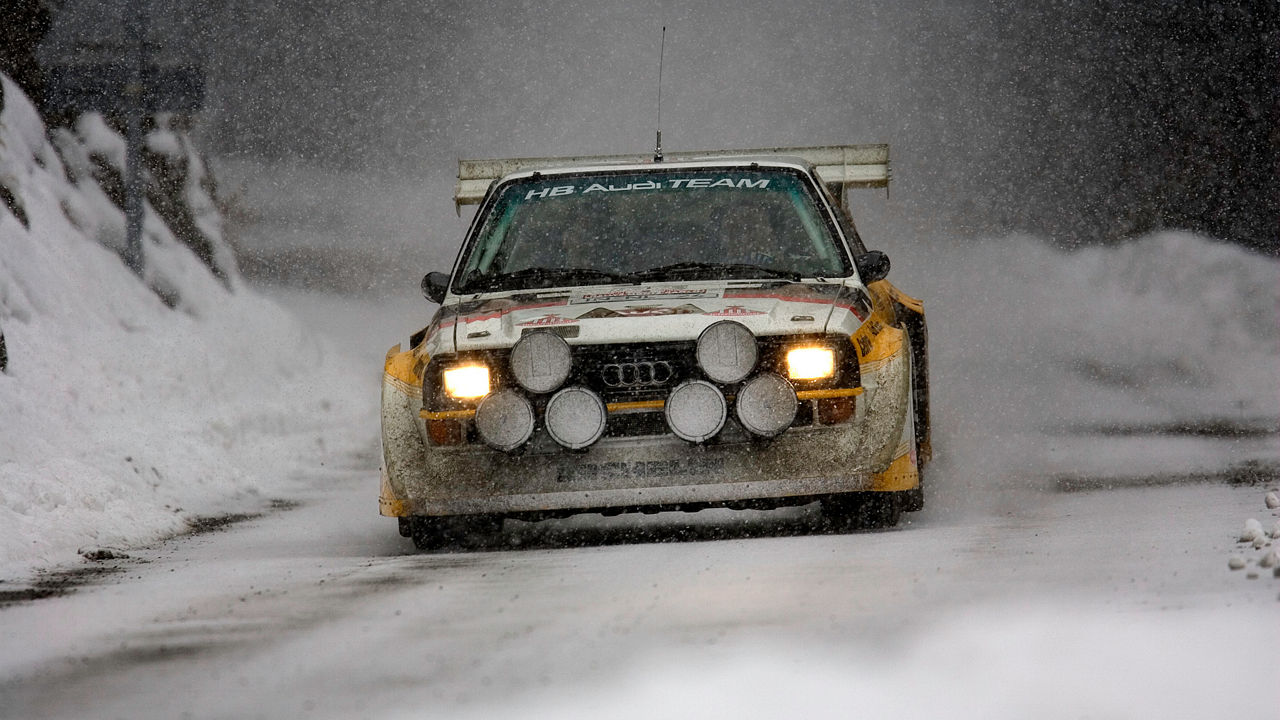 The "Ur-quattro" on snowy offroad turf