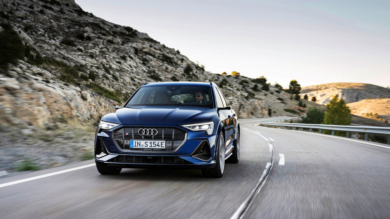 The Audi e-tron Sportback S line 55 quattro