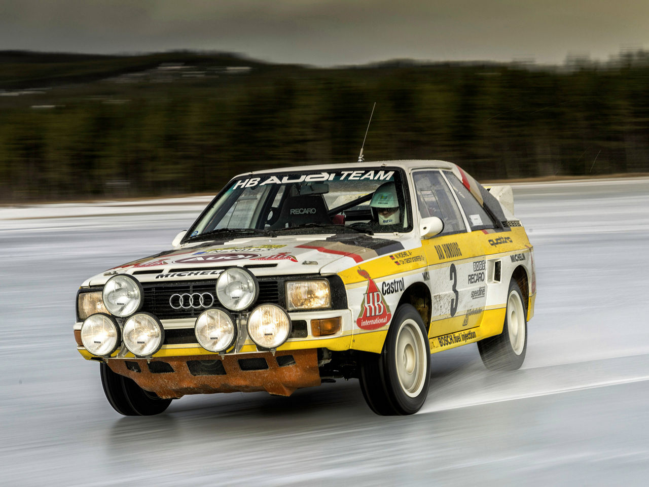 The "Ur-quattro" on icy offroad turf