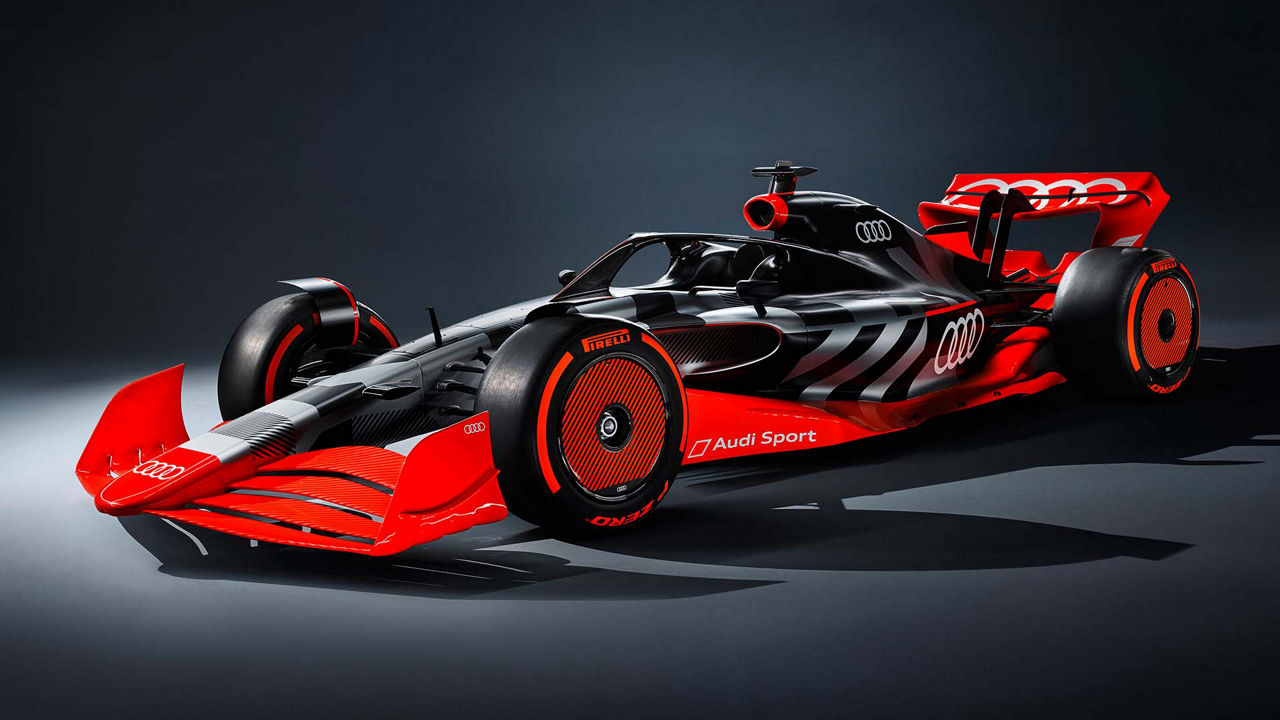 Showcar with Audi Launch Livery
