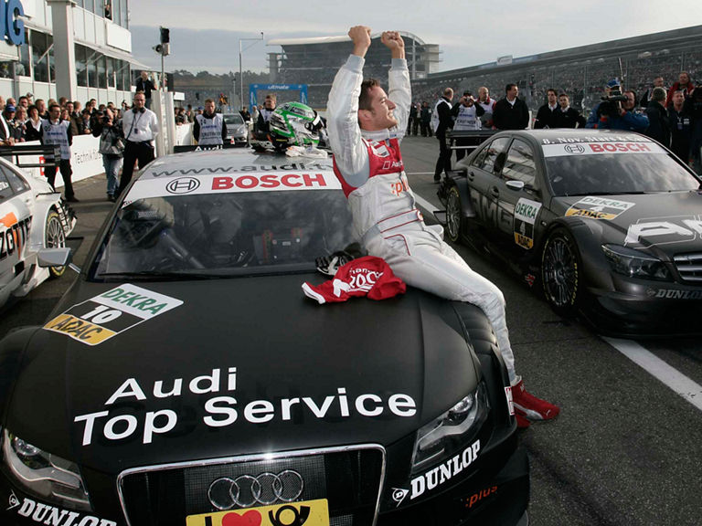 Timo Scheider und der Audi A4 DTM