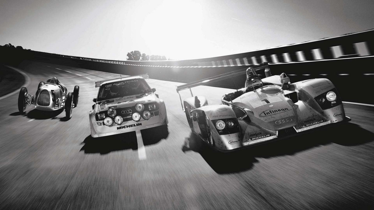 Audi race cars