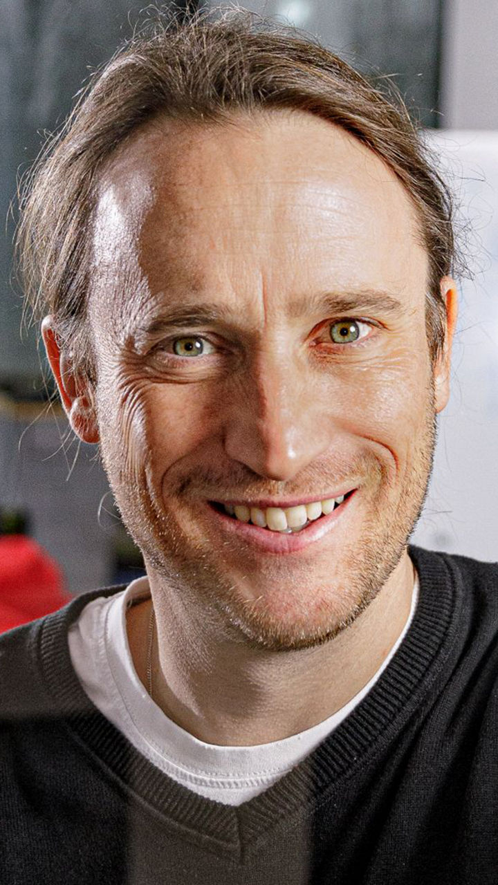 Michael Hügel smiles at the camera