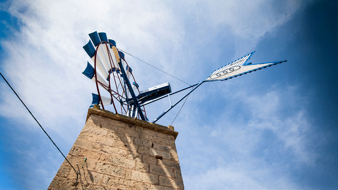 Audi windmill on Mallorca