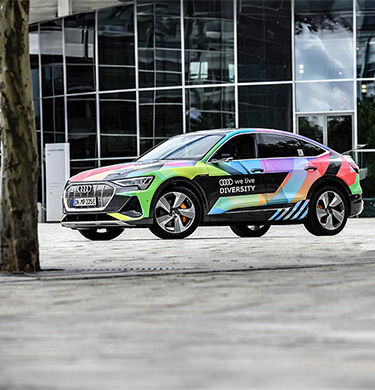 Audi im Pride Look