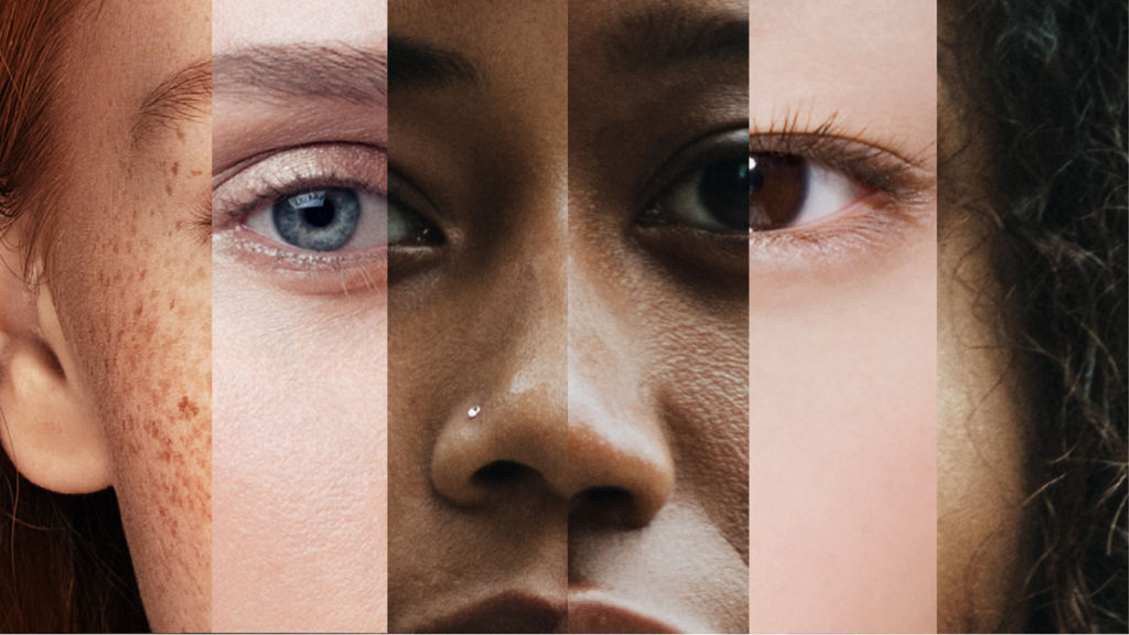 A collage of different faces