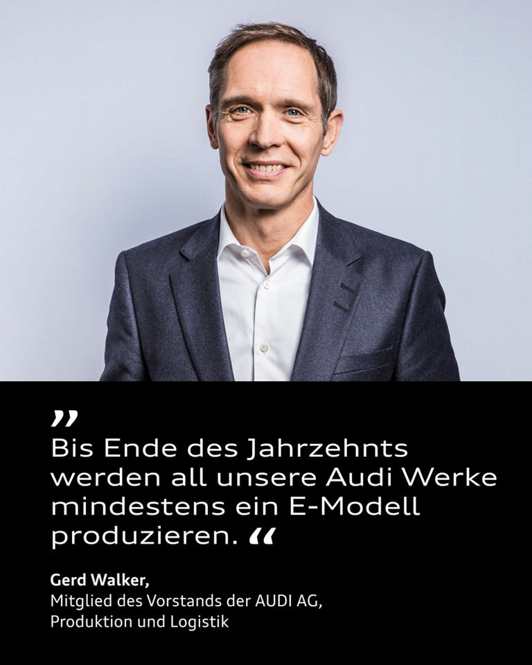 Porträt von Gerd Walker neben einem Zitat