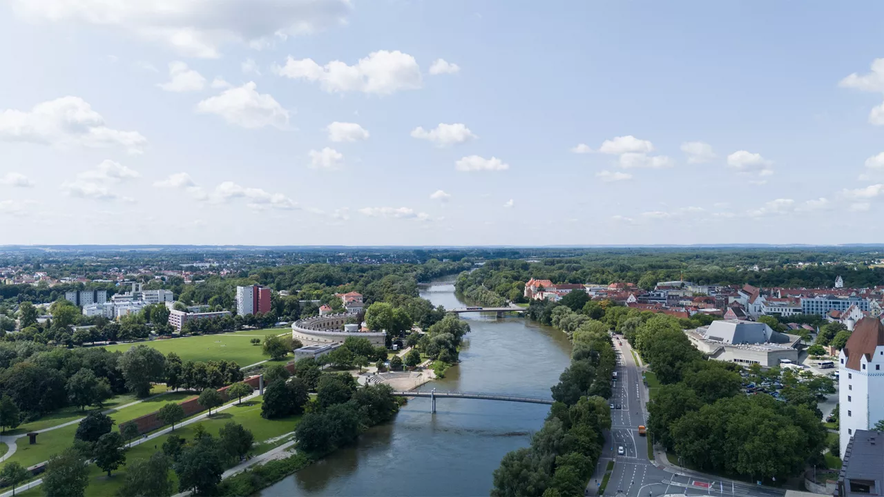 Drone image of Ingolstadt