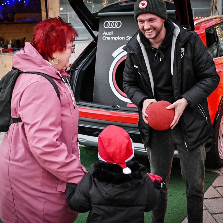 Meet and great with the soccer club FC Ingolstadt