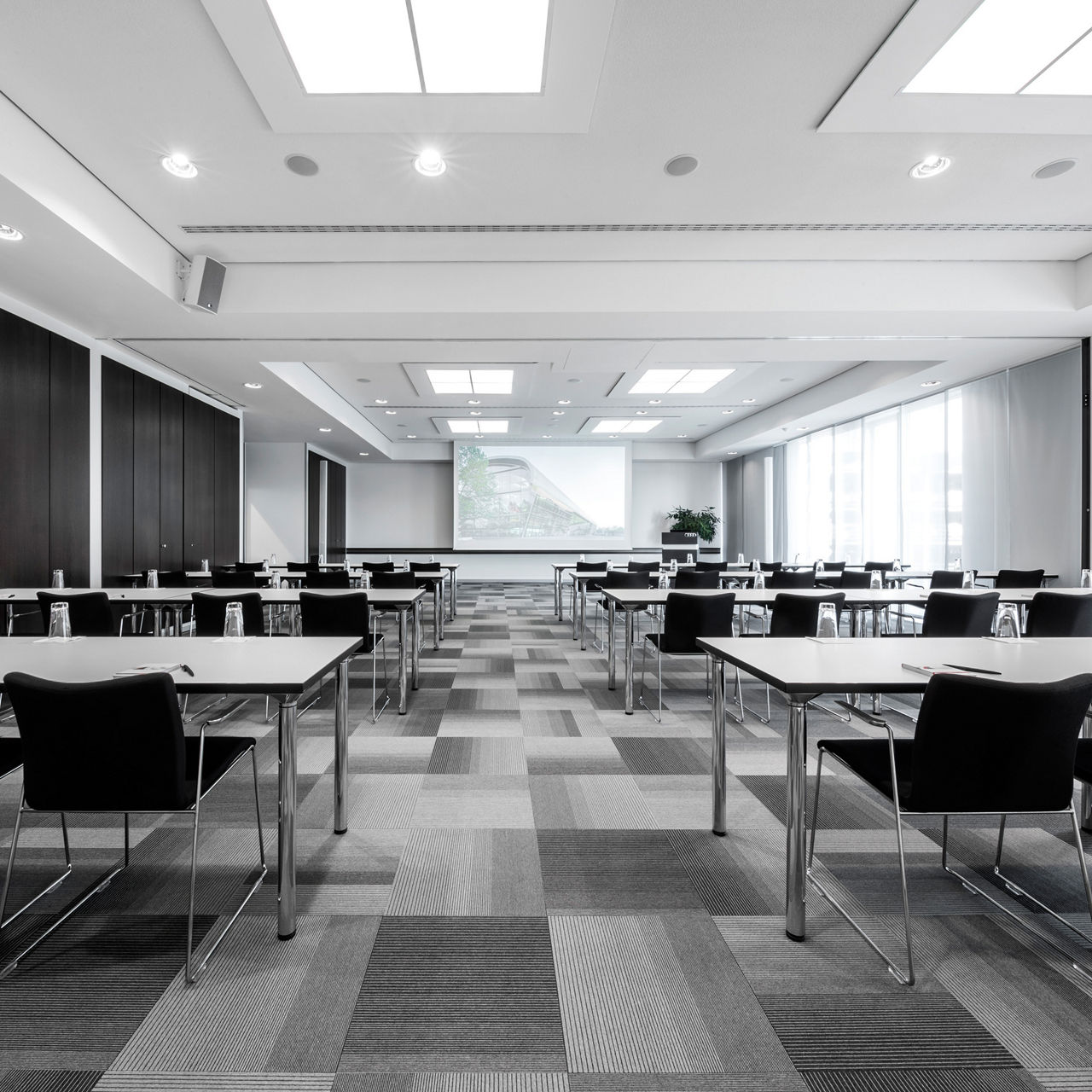 View of the combined conference rooms 1, 2 and 3