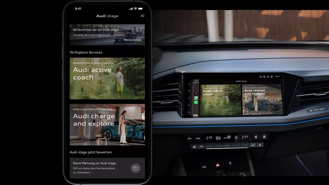 Audi Stage App Maske