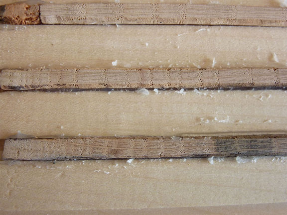 Drill cores after increment drilling