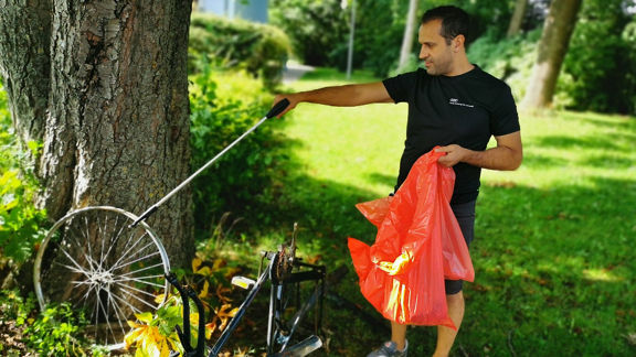 Läufer_innen und Sammler_innen: Die Plogger_innen befreien beliebte Laufstrecken von Müll.