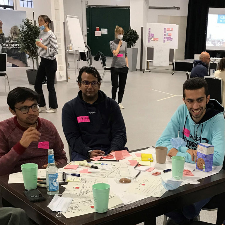 Teilnehmer beim Climathon 2021