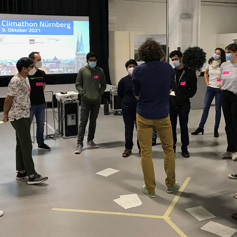 Teilnehmer beim Climathon 2021