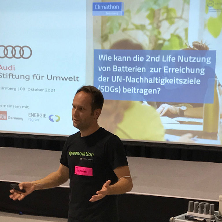 Speaker beim Climathon 2021