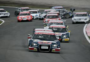 Audi Autogrammkarte 4 x Original Signiert Motorsport+ G 20483
