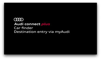 Car finder - destination entry via myAudi