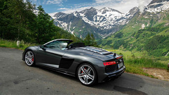 Audi driving experience Alps tour