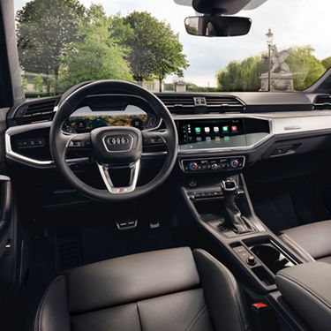 Interior of the Audi Q3 Sportback