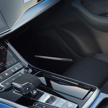 Bang and Olufsen speaker in the Audi Q7 SUV