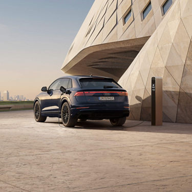 Audi Q8 SUV TFSI e Charging at home