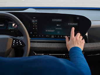 MMI touchscreen in Audi Q6 Sportback e-tron