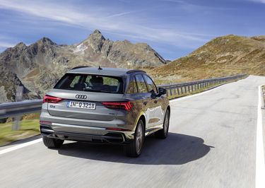 Audi Q3 driving