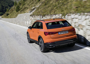 Audi Q3 driving