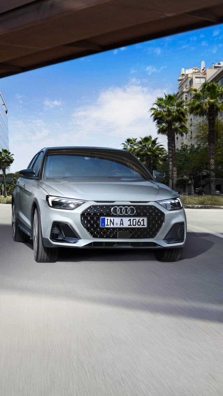 Foto del frontal del Audi A1 allstreet.