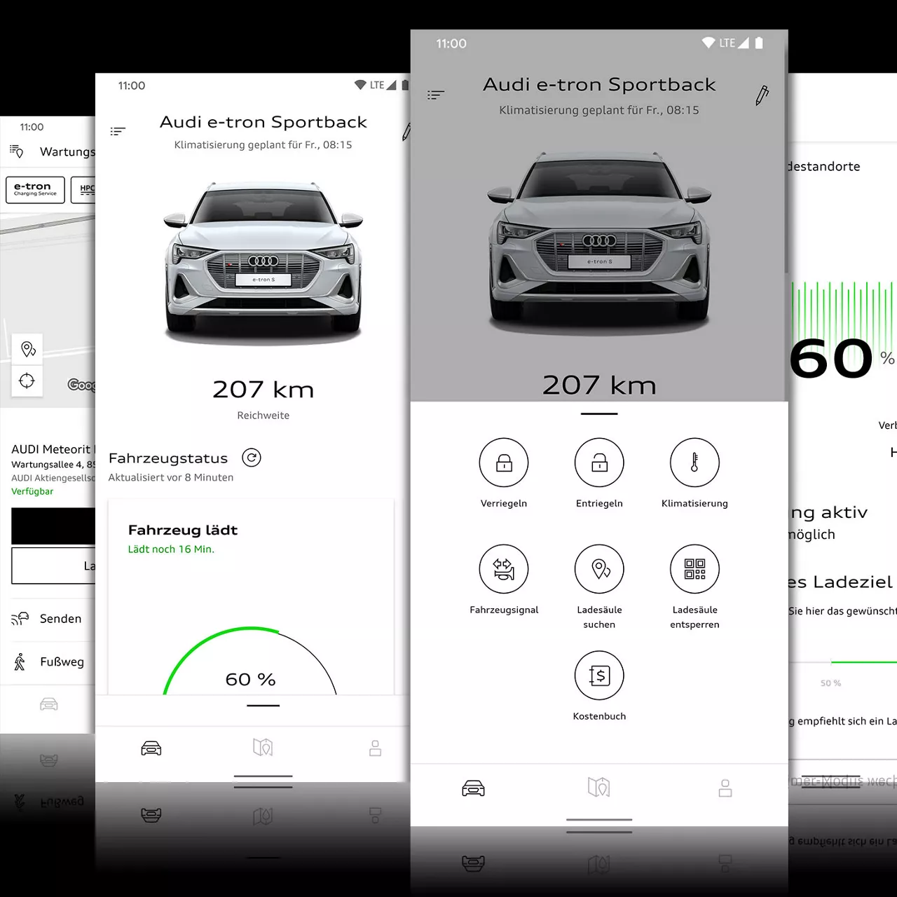 Die myAudi App verbindet Ihren Audi mit Ihrem Alltag und bringt mit konnektiven Funktionen mehr Fahrkomfort in Ihr Leben.