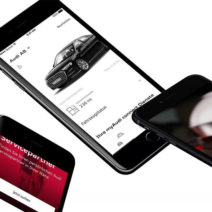 In order to be able to take full advantage of the Audi connect service, you must first register with myAudi. Go to myaudi.com or download the myAudi app.