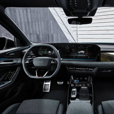 Audi Q6 SUV e-tron cockpit