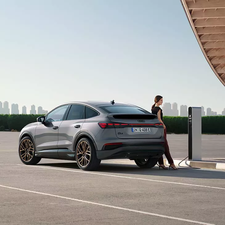 Audi Q4 Sportback e-tron laadimine