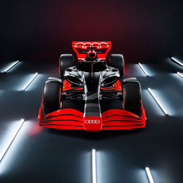 Foto del futuro monoplaza del equipo Audi de Fórmula 1. 