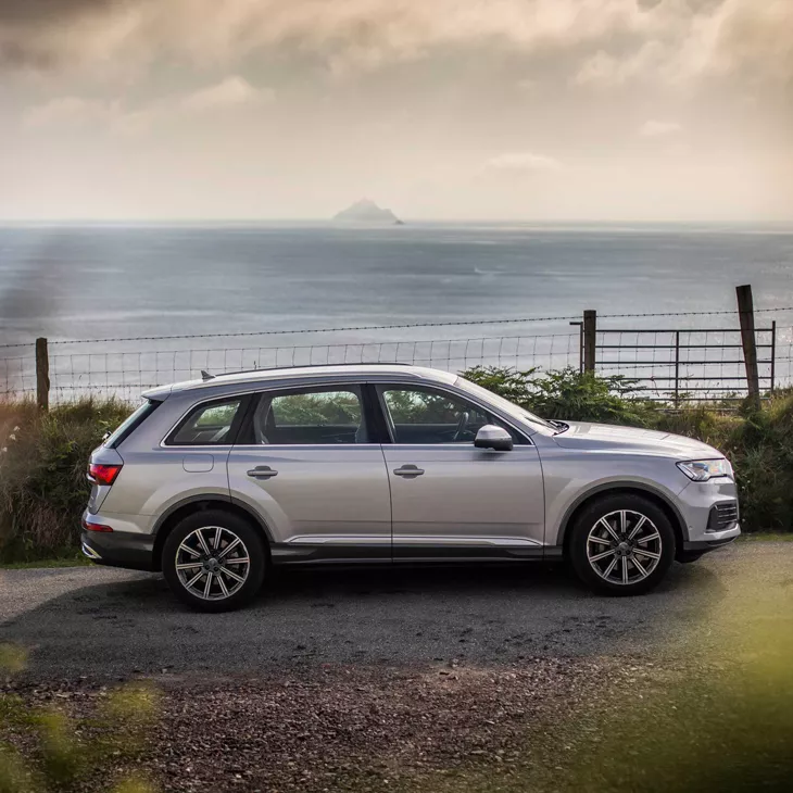 Foto de la tecnología y el interior del Audi Q7