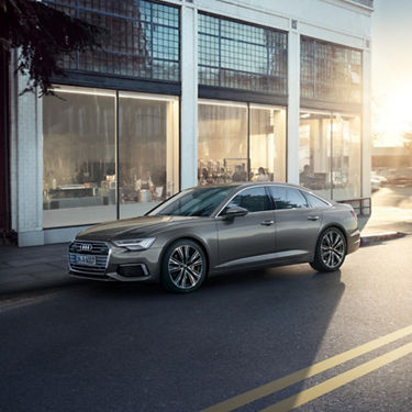 Foto del diseño de un Audi A6 de la gama Superpremium de Audi. 