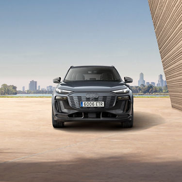 Foto de los faros Audi Matrix LED del Audi Q6 e-tron First Edition.  