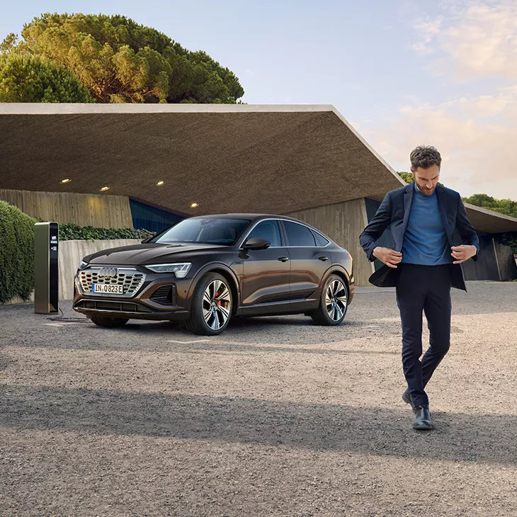 Foto del Audi Q8 e-tron. 