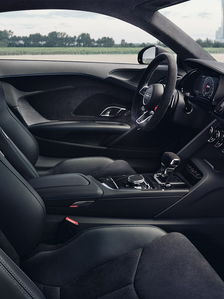 Interior del Audi R8 Coupé V10 performance quattro. 