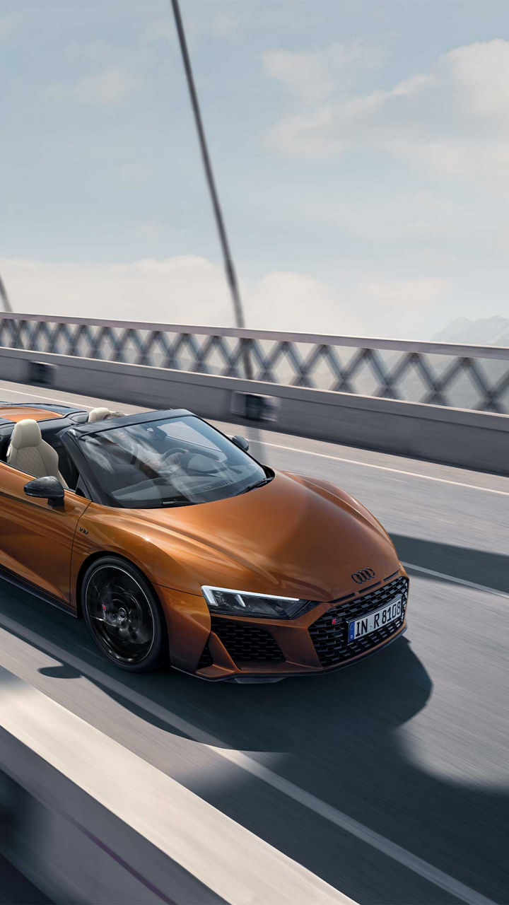 Personaliza tu Audi R8 Spyder V10 performance quattro con pinturas y detalles únicos gracias a Audi exclusive.