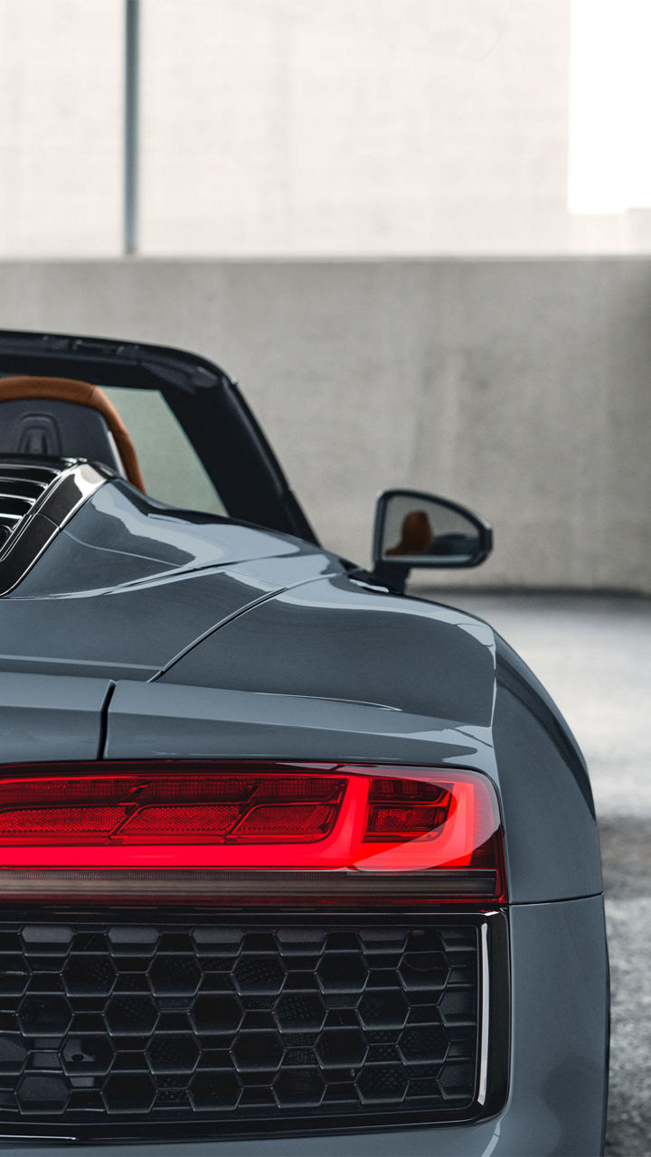 Faros traseros del Audi R8 Spyder V10 Performance RWD.