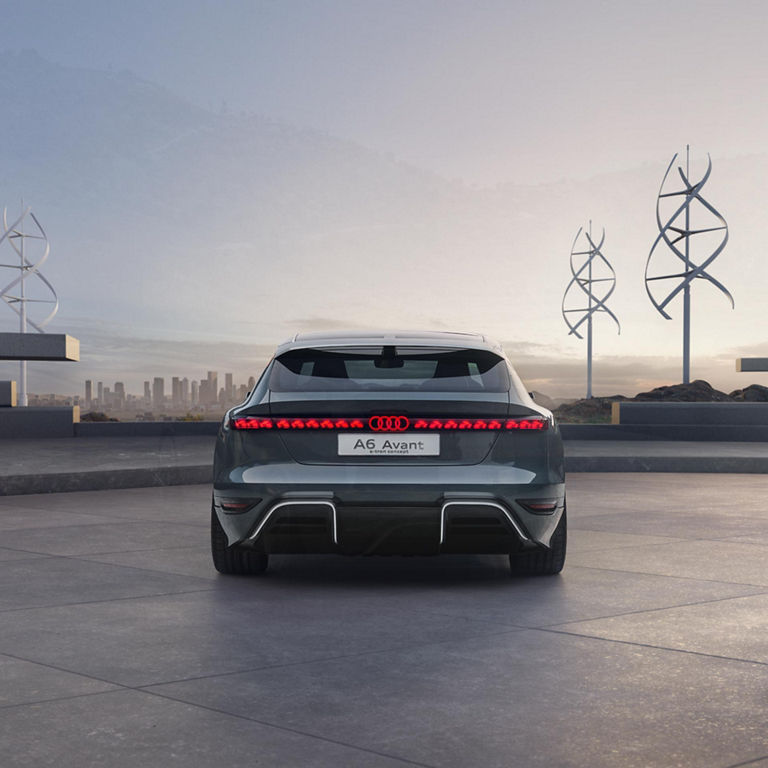 Tecnología de los faros OLED del Audi A6 Avant e-tron concept