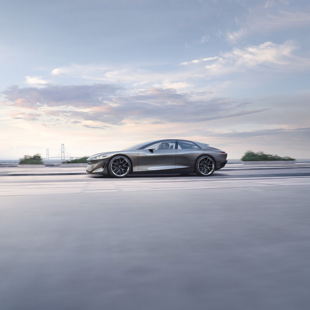 Audi grandsphere concept. Reis door de tijd in eerste klasse.