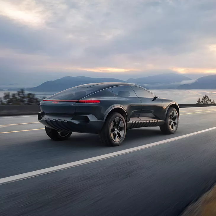 Foto del nuevo concept car de Audi, el prototipo Audi activesphere concept. 