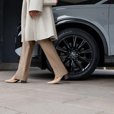 Foto de los neumáticos para todo el año de Audi. 