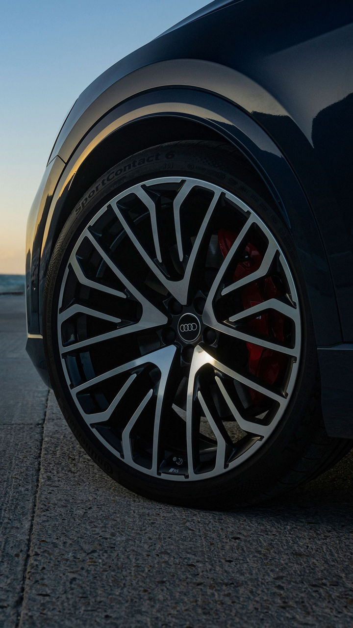 Foto de los tipos de neumáticos Audi. 