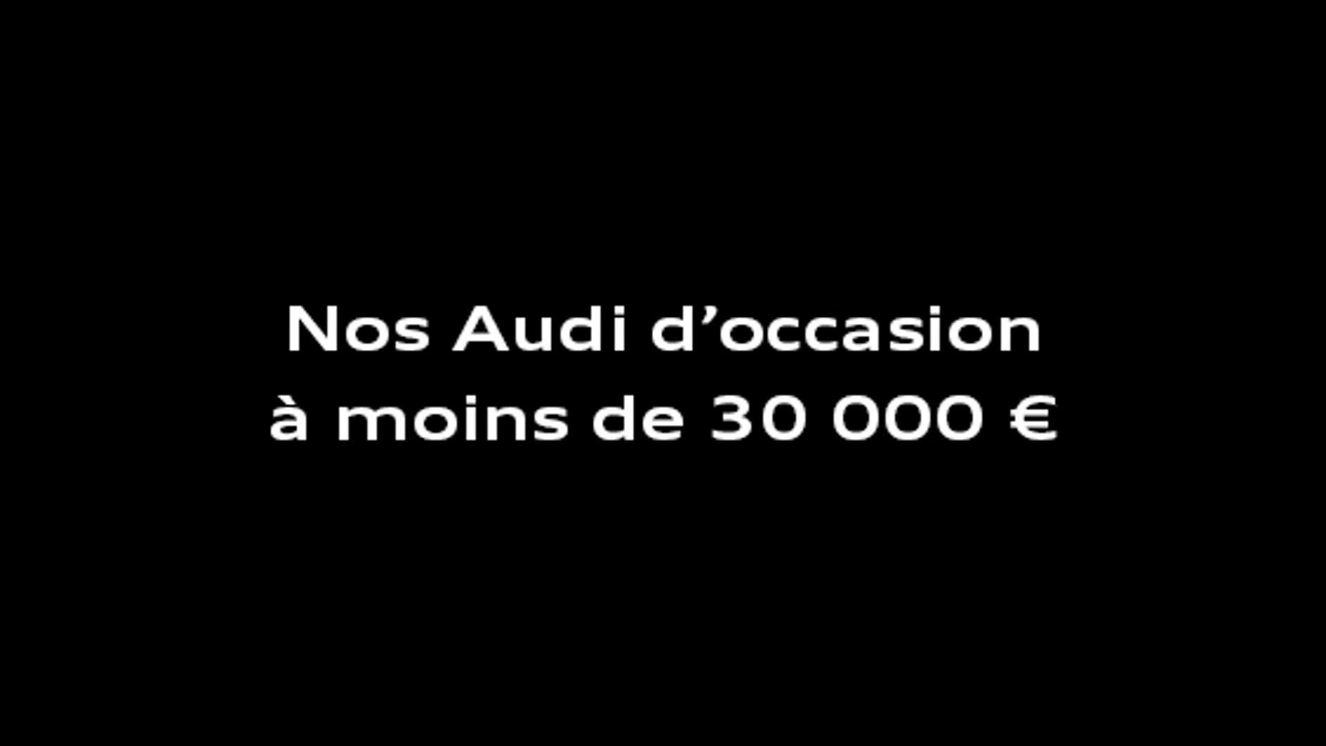 Audi Occasion plus Voitures Occasion Audi Audi France
